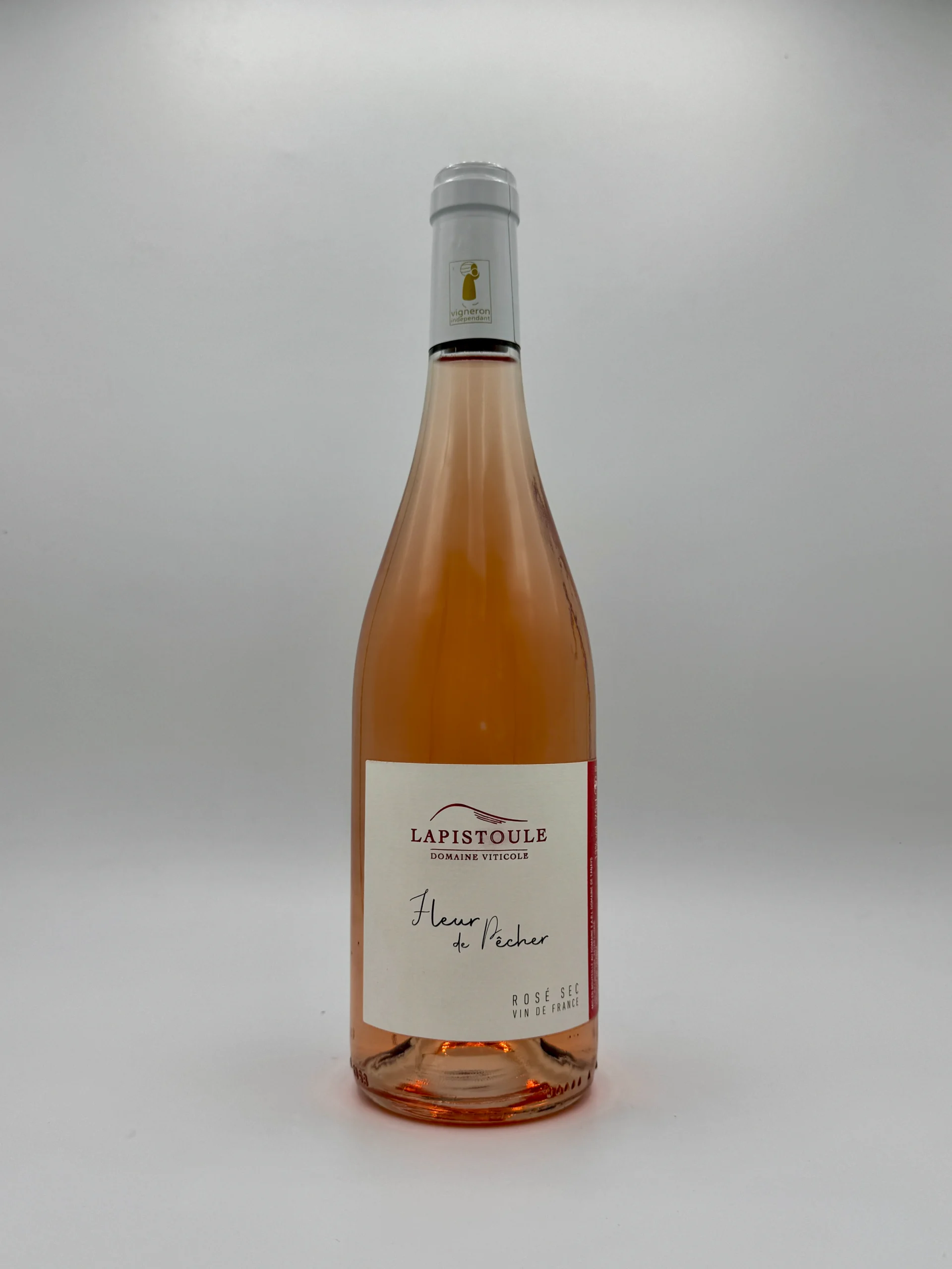Bouteille Fleur de Pêcher - Rosé de saignée 100% Malbec, IGP Côtes du Lot