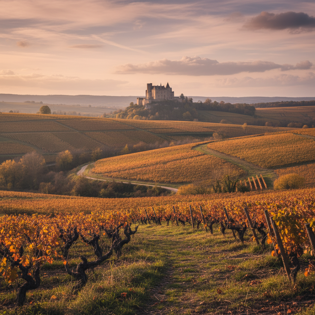 Vue panoramique vignoble Cahors